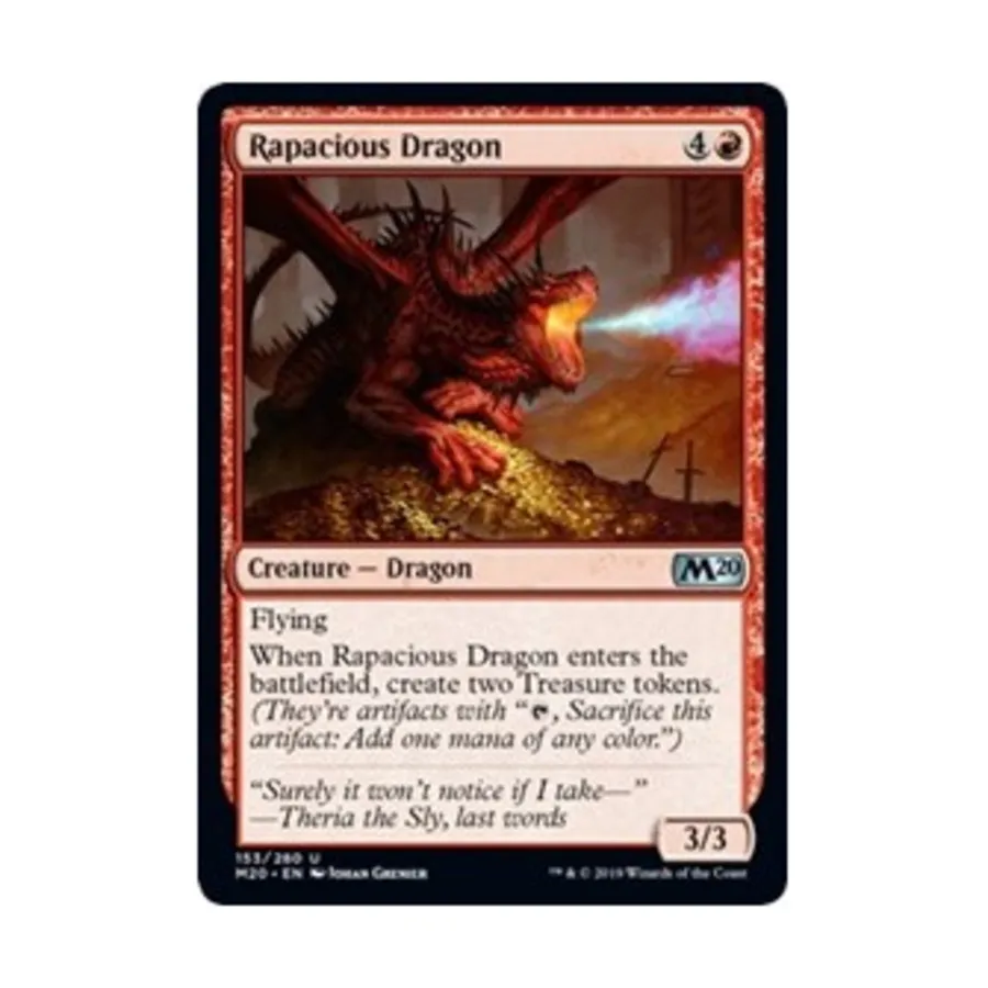 CCG Хищный дракон (U), MTG - Core Set 2020
CCG Хищный дракон (U), MTG - Core Set 2020