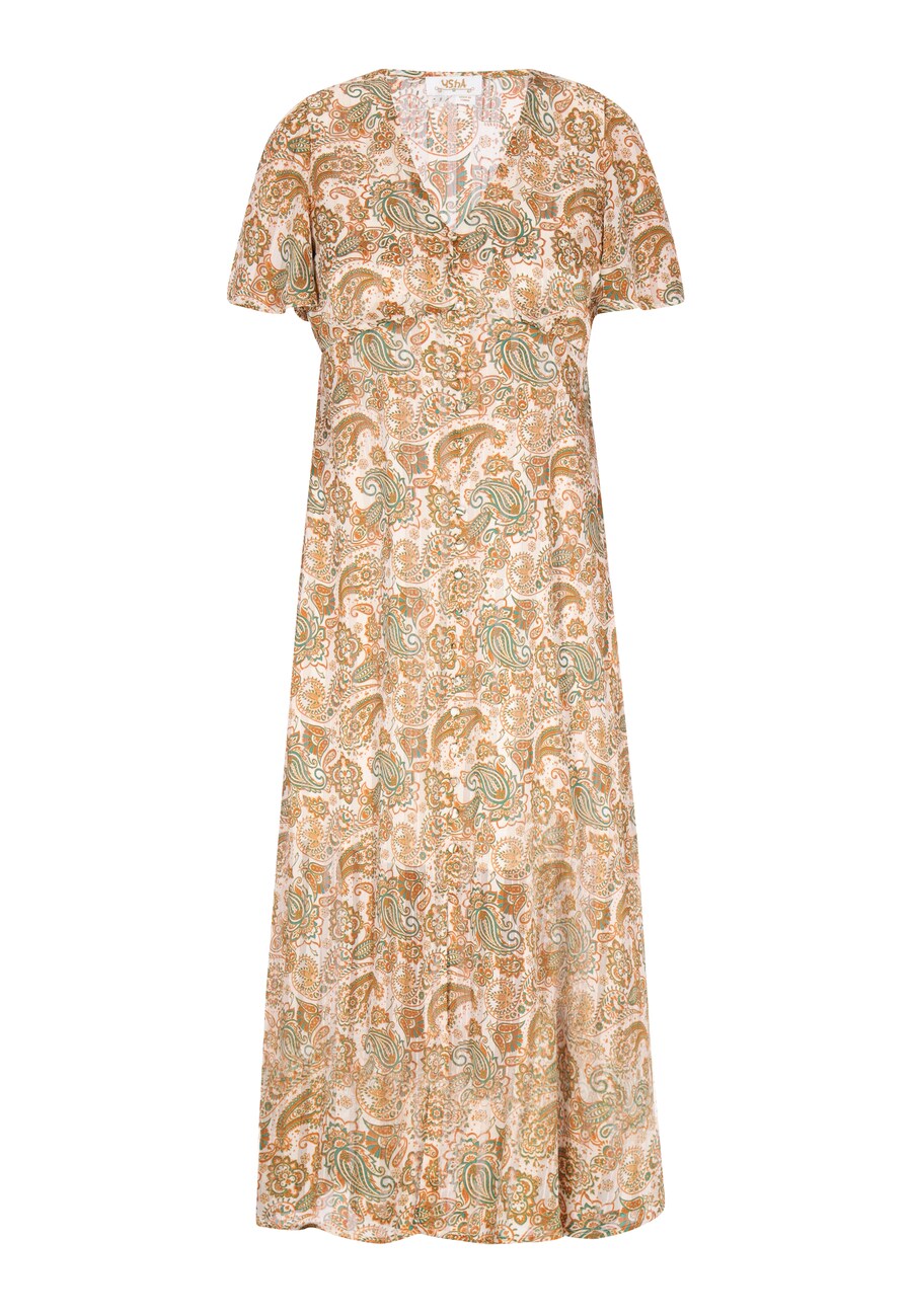 Платье-рубашка usha FESTIVAL Spring Summer, кремовый
Платье-рубашка usha FESTIVAL Spring Summer, кремовый