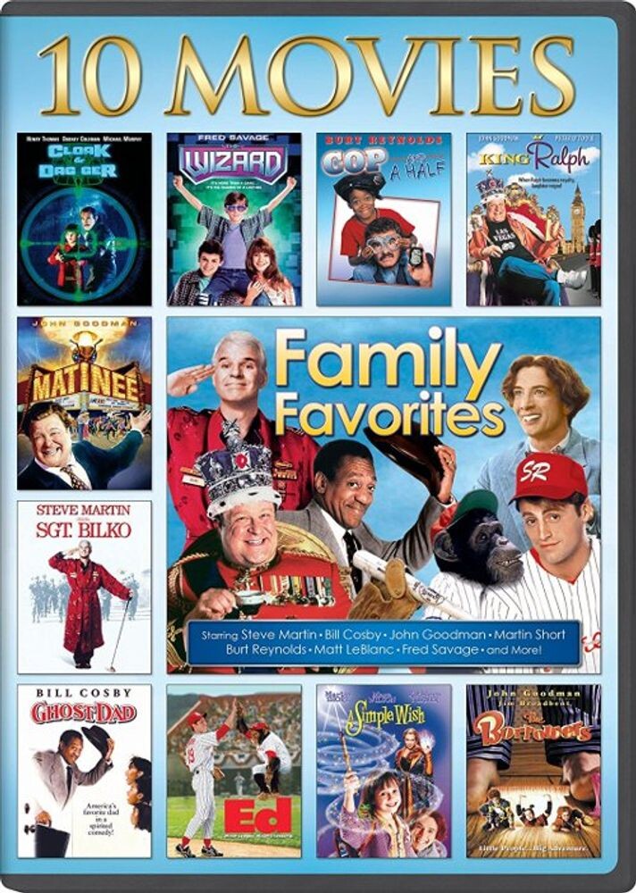 Диск DVD Family Favorites: 10 Movie Collection (3Pc) /
Диск DVD Family Favorites: 10 Movie Collection (3Pc) /