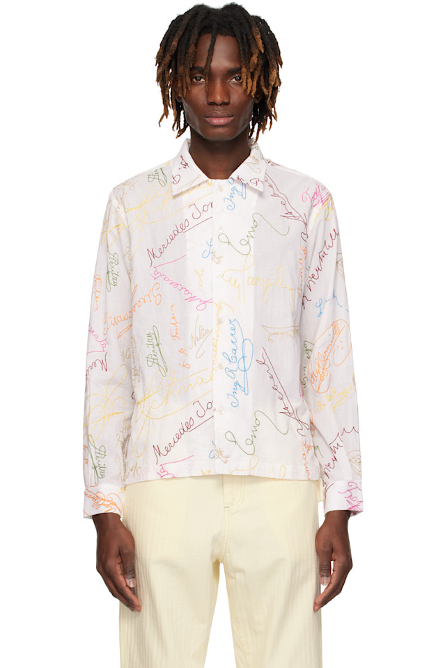 Футболка с росписью Signature scrawl Bode, белый
Футболка с росписью Signature scrawl Bode, белый