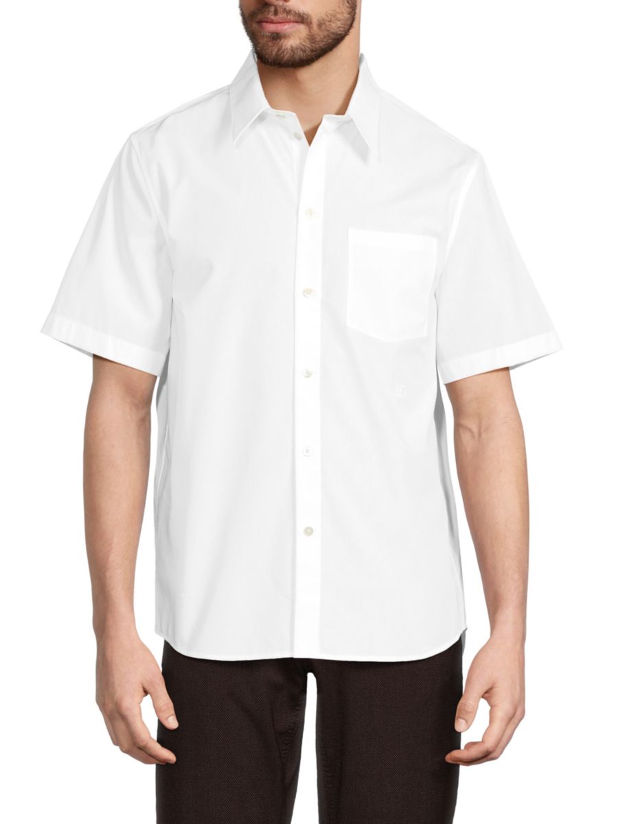 Хлопковая рубашка на пуговицах спереди Helmut Lang, белый
Хлопковая рубашка на пуговицах спереди Helmut Lang, белый