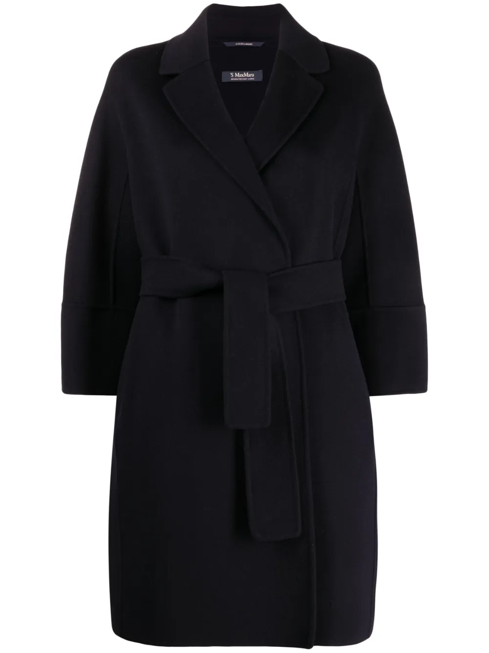 Однобортное пальто с заостренными лацканами 'S Max Mara, синий
Однобортное пальто с заостренными лацканами 'S Max Mara, синий