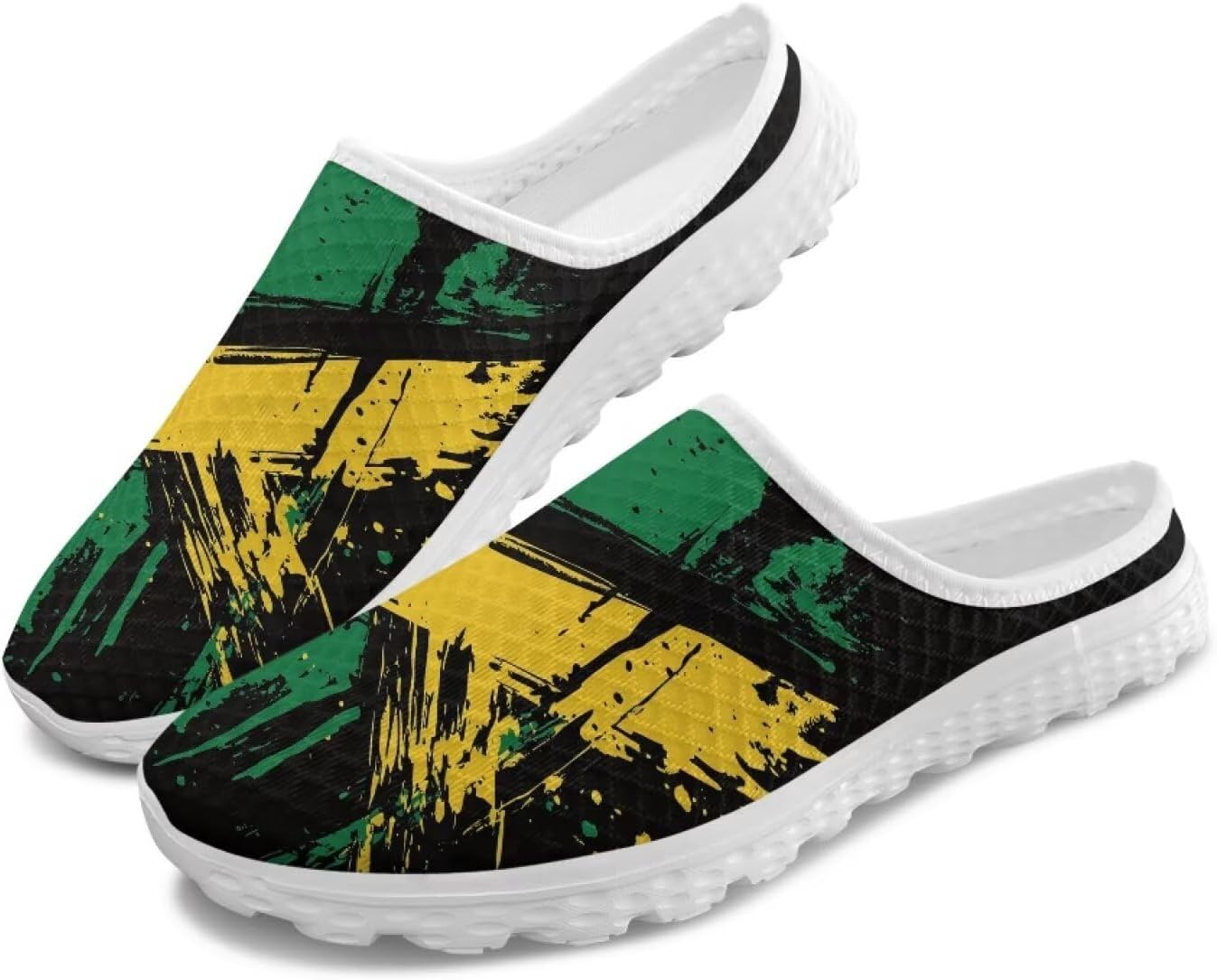 Мужские модные шлепанцы мюли без задника с легкой сеткой, комфортные, поддерживающие, дышащие, с противоскользящей подошвой, идеальны для повседневной носки Ocwfudsx, Jamaican Flag
Мужские модные шлепанцы мюли без задника с легкой сеткой, комфортные, поддерживающие, дышащие, с противоскользящей подошвой, идеальны для повседневной носки Ocwfudsx, Jamaican Flag