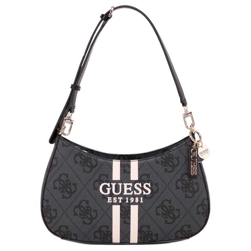 GUESS Женская сумка через плечо из искусственной кожи среднего размера черная, Black
GUESS Женская сумка через плечо из искусственной кожи среднего размера черная, Black