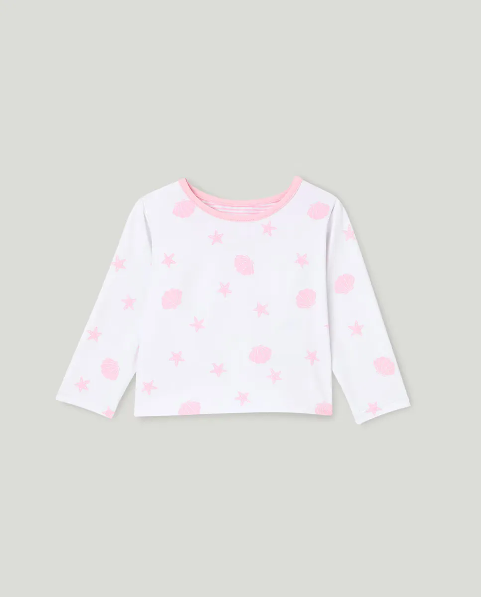 Футболка для девочки UPF50 с принтом ракушек по всей поверхности Baby El Corte Inglés, белый
Футболка для девочки UPF50 с принтом ракушек по всей поверхности Baby El Corte Inglés, белый