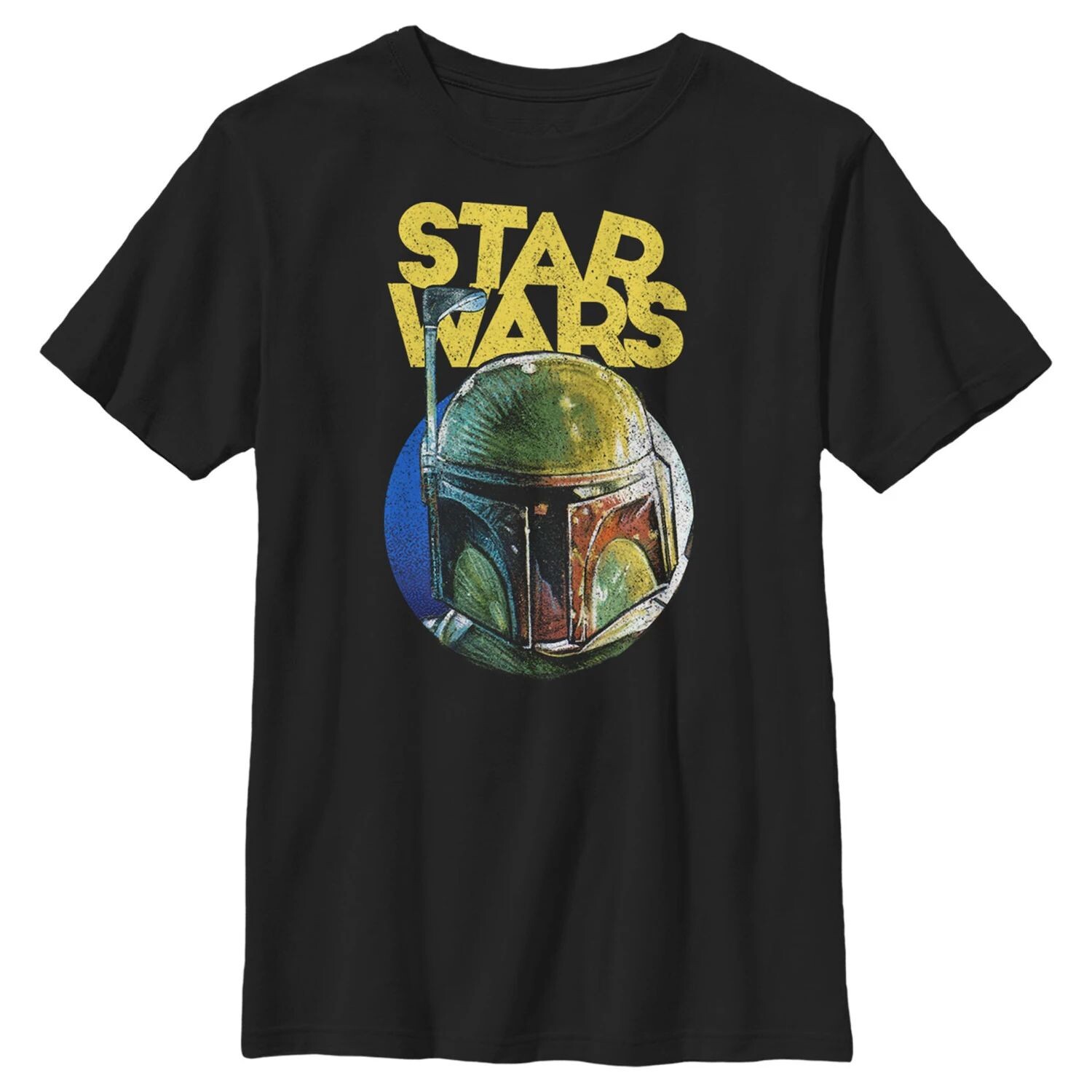 Футболка с рисунком «Шлем Боба в стиле гранж» для мальчиков 8–20 лет Star Wars
Футболка с рисунком «Шлем Боба в стиле гранж» для мальчиков 8–20 лет Star Wars