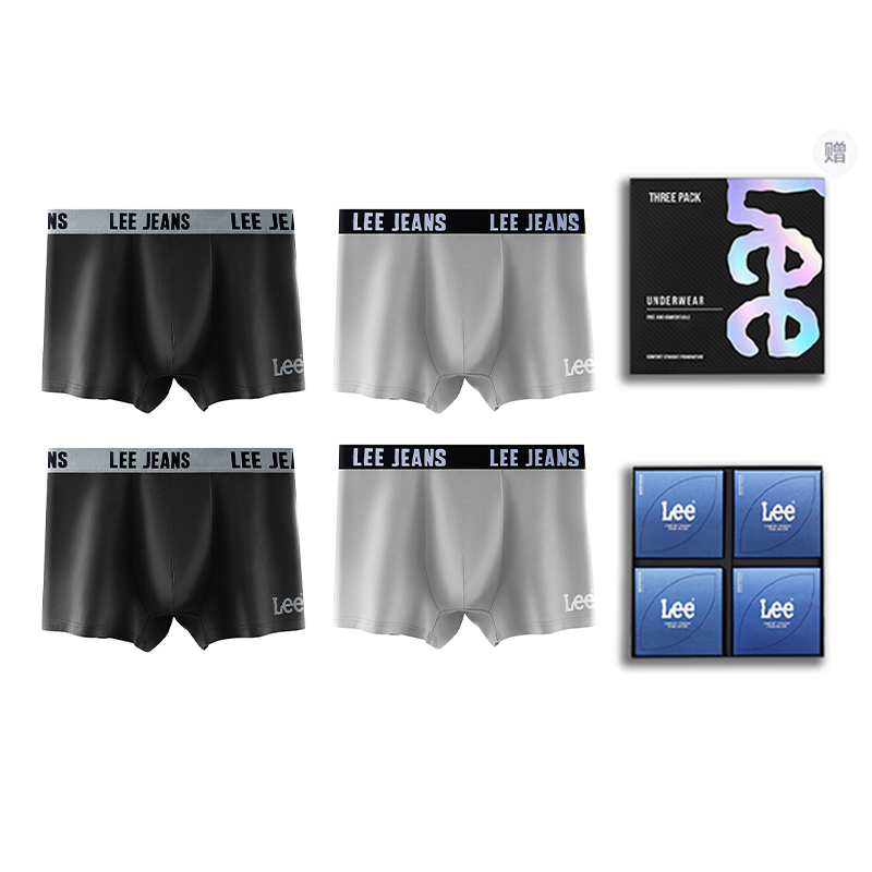 Lee Подарочный набор мужского белья боксеры 4 шт
Lee Подарочный набор мужского белья боксеры 4 шт