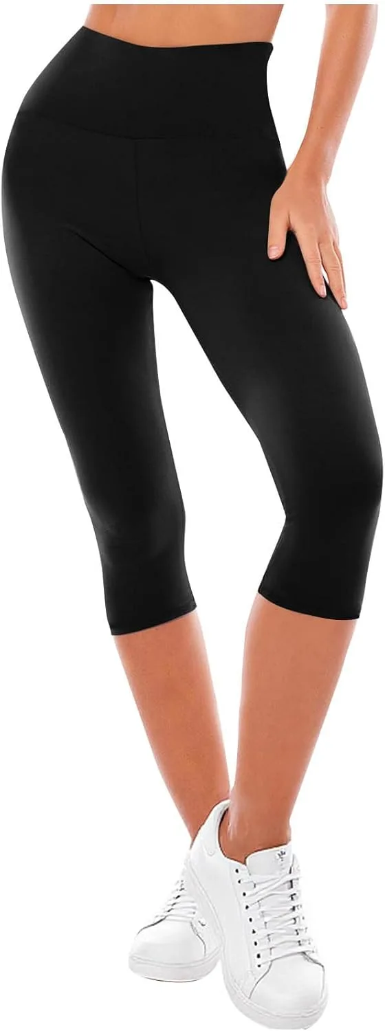 Капри-йога-штаны для женщин с высокой талией и эффектом контроля живота
Капри-йога-штаны для женщин с высокой талией и эффектом контроля живота