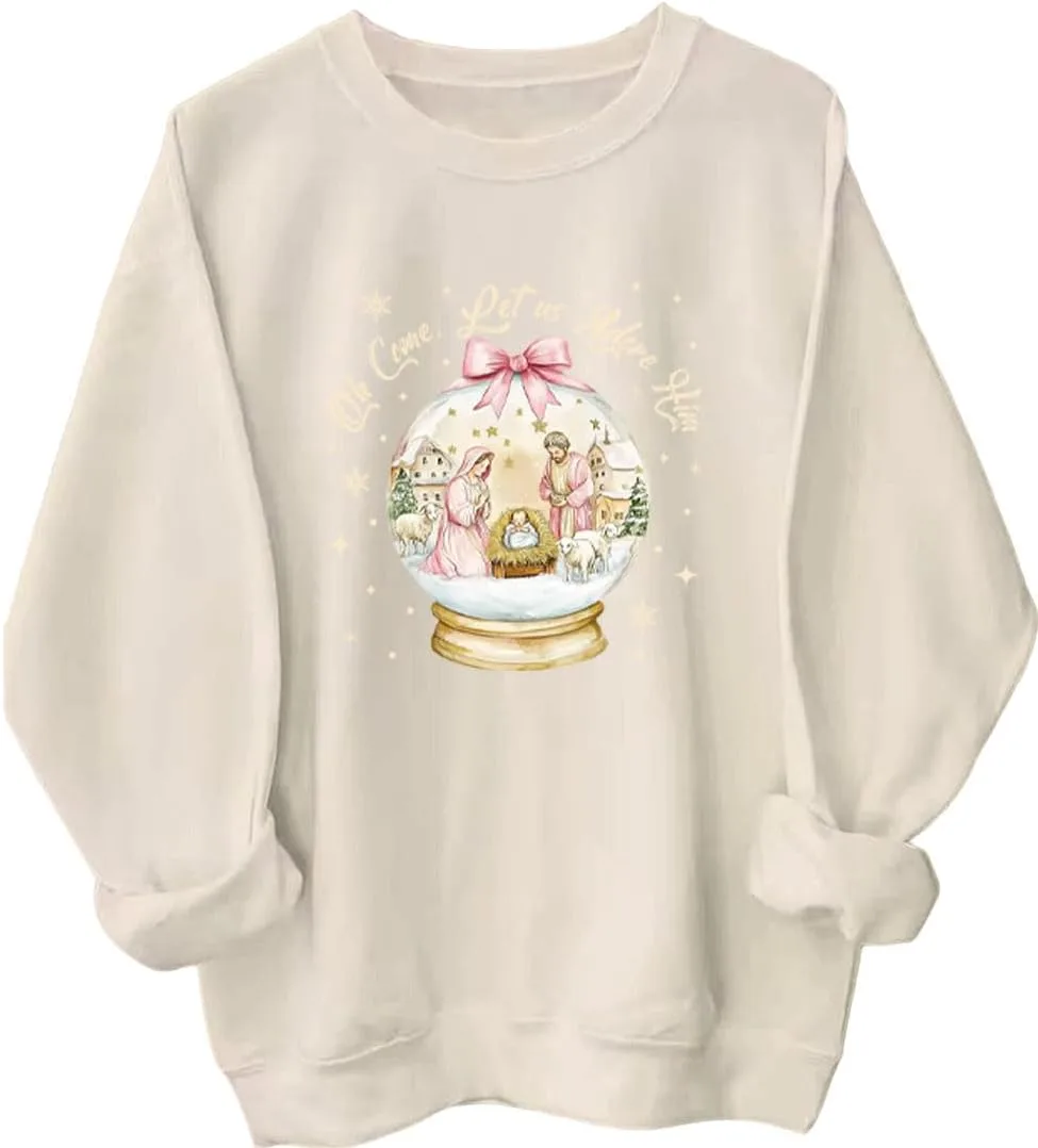 Толстовка с принтом "Oh Come Let Us Adore Him" Batclock
Толстовка с принтом "Oh Come Let Us Adore Him" Batclock