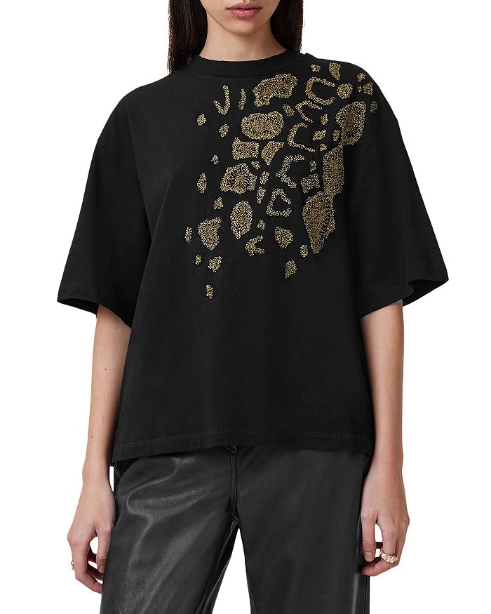 Футболка Flow Embellsihed Amelie с декором ALLSAINTS, черный
Футболка Flow Embellsihed Amelie с декором ALLSAINTS, черный