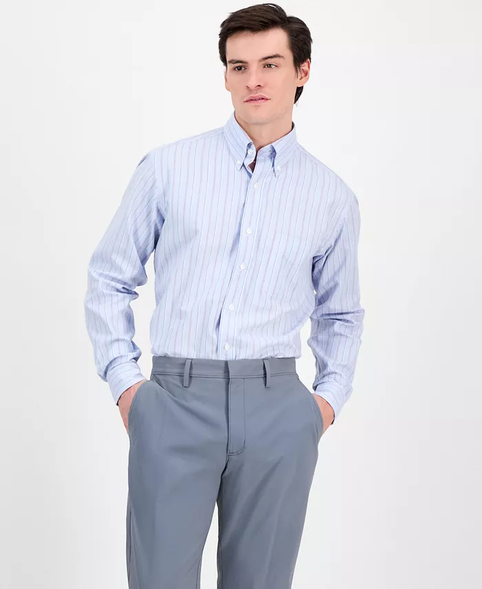 Мужская полосатая рубашка Oxford Club Room, синий
Мужская полосатая рубашка Oxford Club Room, синий