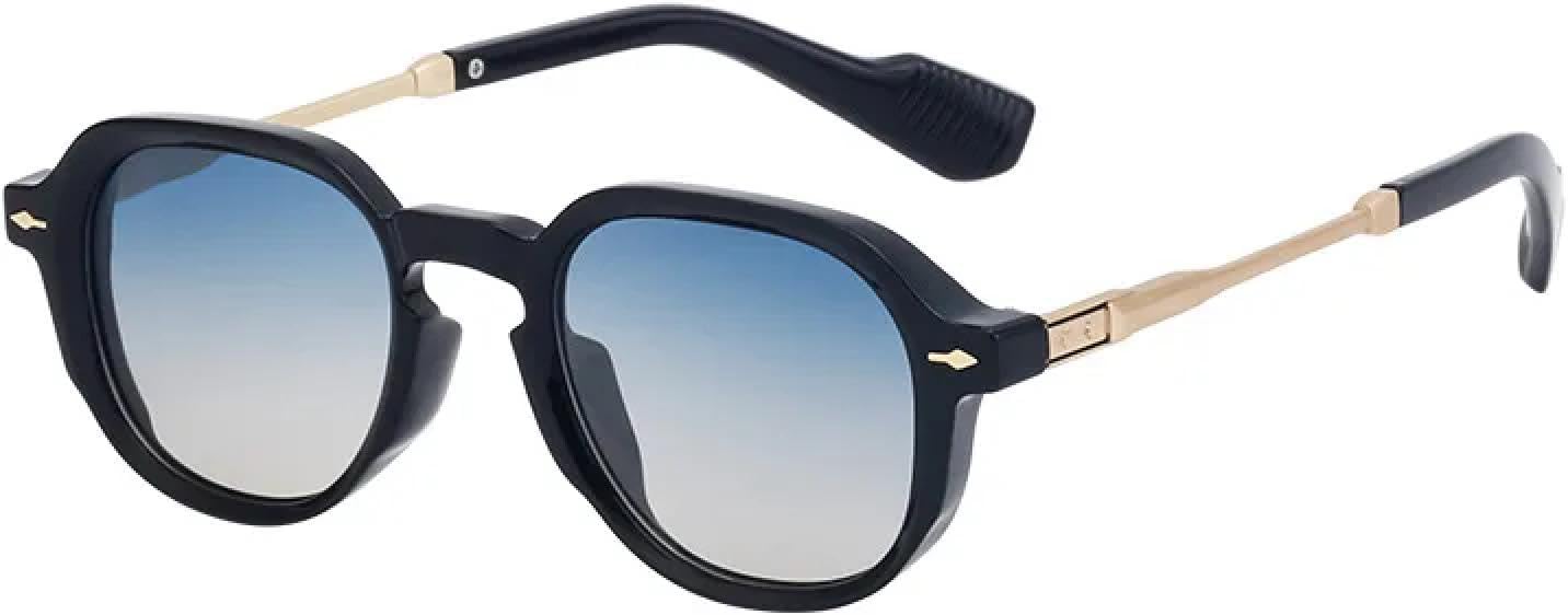 Классические солнцезащитные очки с заклепками для женщин и мужчин, винтажные, панк, для активного отдыха, вождения, металлические, популярные, с защитой от УФ-излучения UV400 TVTBBVV, Black Blue Yellow
Классические солнцезащитные очки с заклепками для женщин и мужчин, винтажные, панк, для активного отдыха, вождения, металлические, популярные, с защитой от УФ-излучения UV400 TVTBBVV, Black Blue Yellow