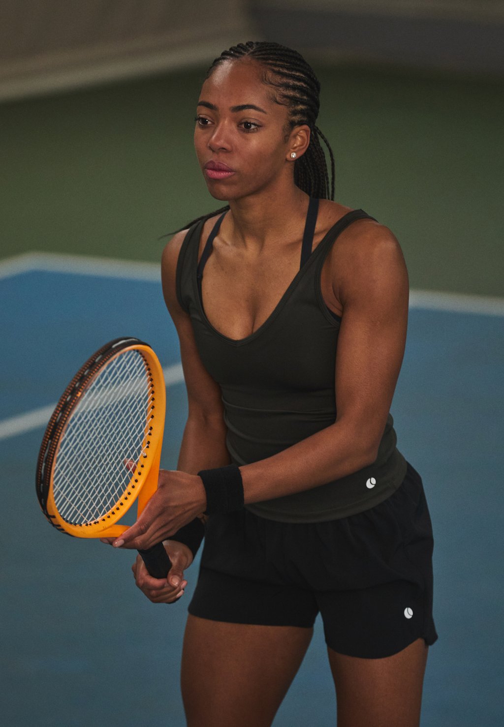 Топ ACE DEEP V NECK TANK Björn Borg, серый 
Топ ACE DEEP V NECK TANK Björn Borg, серый