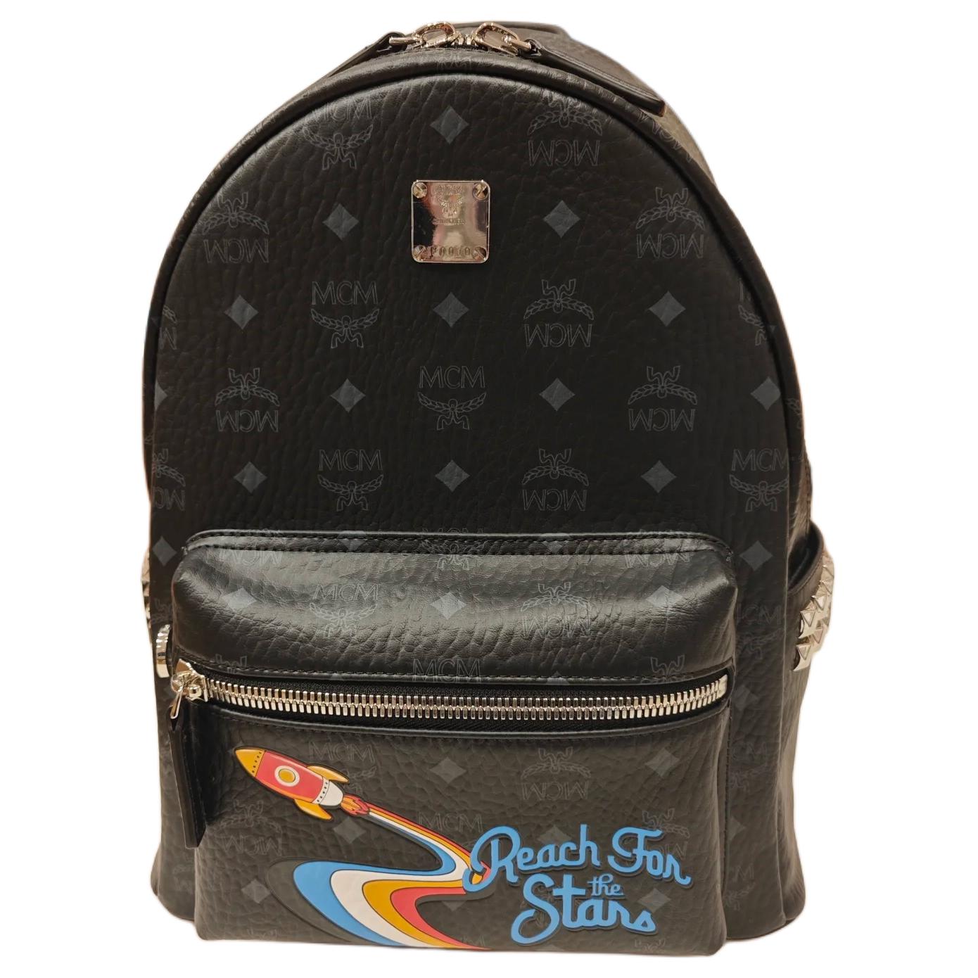 MCM Стайный искусственный кожаный рюкзак средний унисекс черный
MCM Стайный искусственный кожаный рюкзак средний унисекс черный