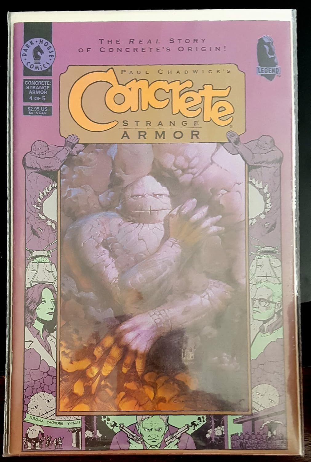 Concrete: Strange Armor #4 April 1998 (Dark Horse Comics)
Concrete: Strange Armor #4 April 1998 (Dark Horse Comics)