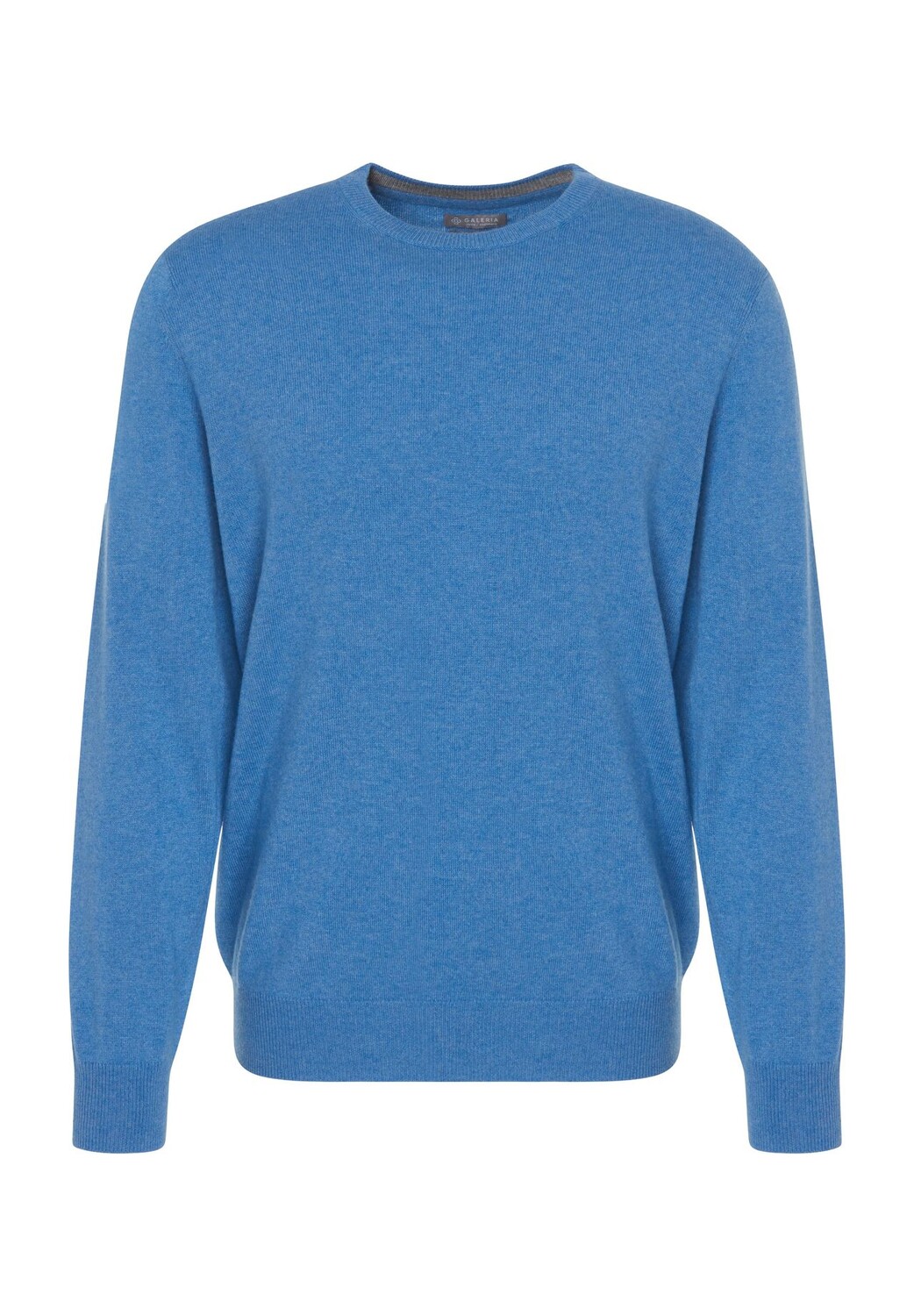 Свитер шелково-кашемировый, манжеты в рубчик, мужской Galeria, голубой
Свитер шелково-кашемировый, манжеты в рубчик, мужской Galeria, голубой