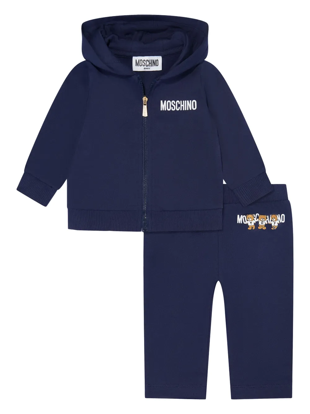 Спортивный костюм с принтом Teddy Bear Moschino Kids, синий
Спортивный костюм с принтом Teddy Bear Moschino Kids, синий