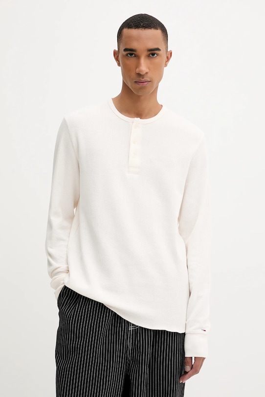Хлопковый лонгслив Tommy Jeans, бежевый
Хлопковый лонгслив Tommy Jeans, бежевый