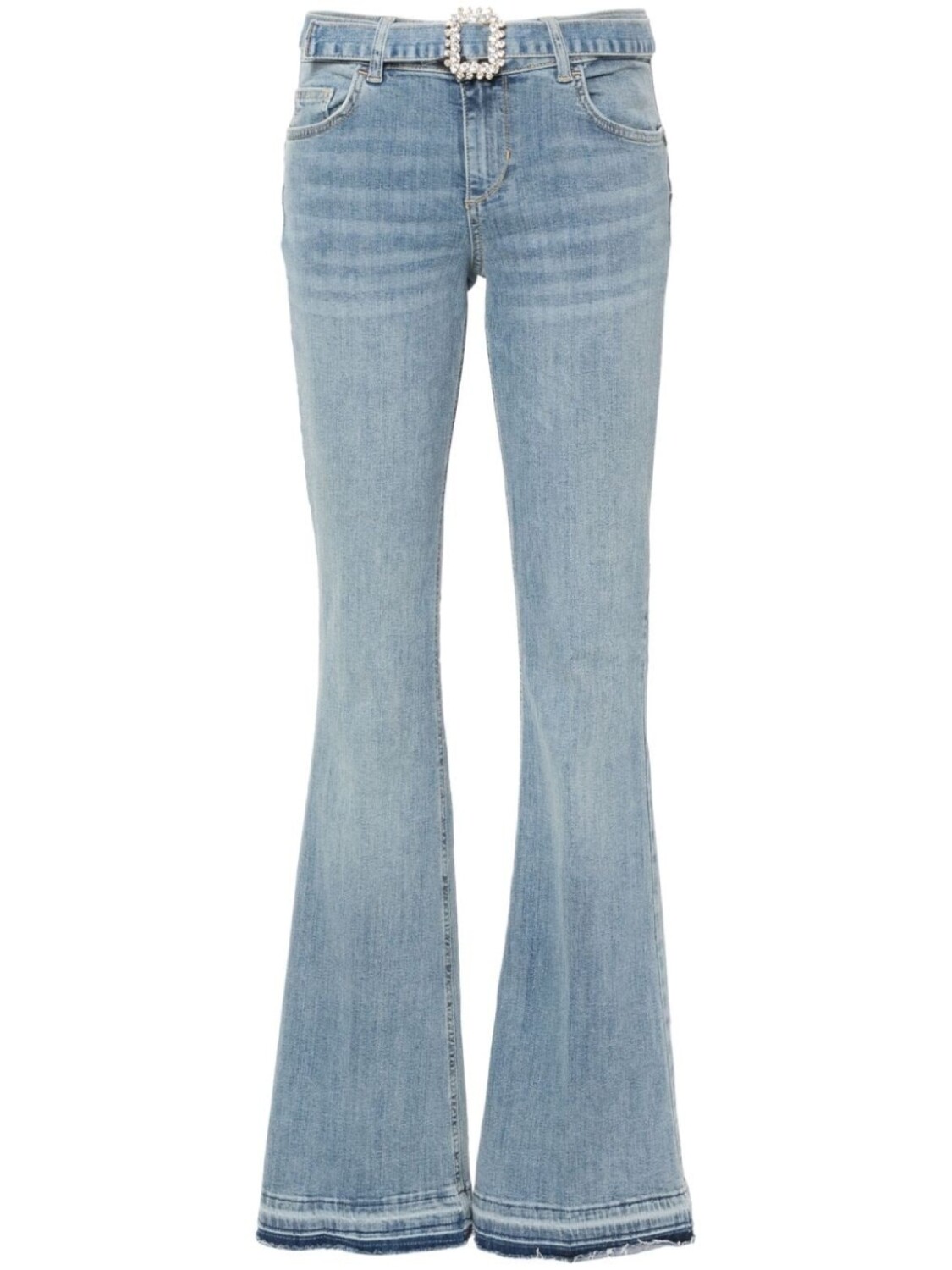 Расклешенные джинсы средней посадки LIU JO, синий
Расклешенные джинсы средней посадки LIU JO, синий