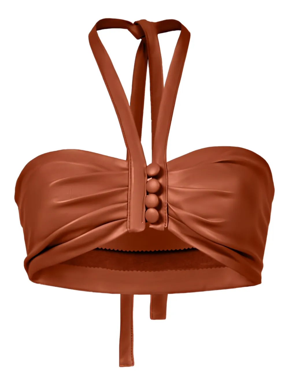 Топ с вырезом халтер Lika, коричневый
Топ с вырезом халтер Lika, коричневый