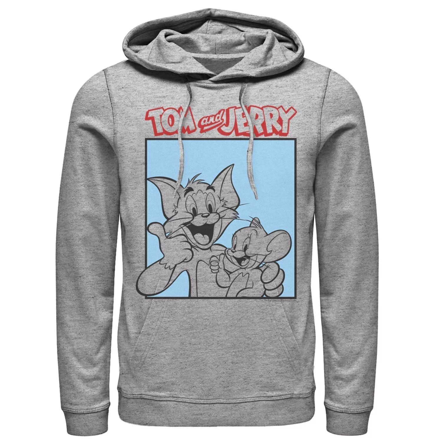 Мужская толстовка с плакатом «Том и Джерри палец вверх» Licensed Character
Мужская толстовка с плакатом «Том и Джерри палец вверх» Licensed Character