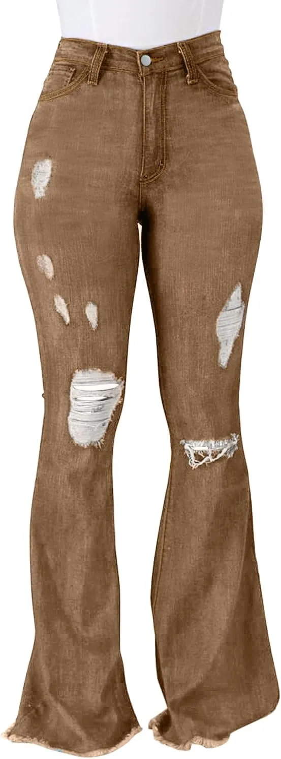 Винтажные расклешенные джинсы для женщин 90s high waist ripped distressed wide leg PEIHOT
Винтажные расклешенные джинсы для женщин 90s high waist ripped distressed wide leg PEIHOT