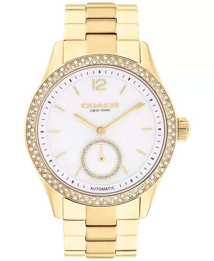 Женские часы Brooks Automatic с браслетом из нержавеющей стали золотистого оттенка, 38 мм COACH
Женские часы Brooks Automatic с браслетом из нержавеющей стали золотистого оттенка, 38 мм COACH