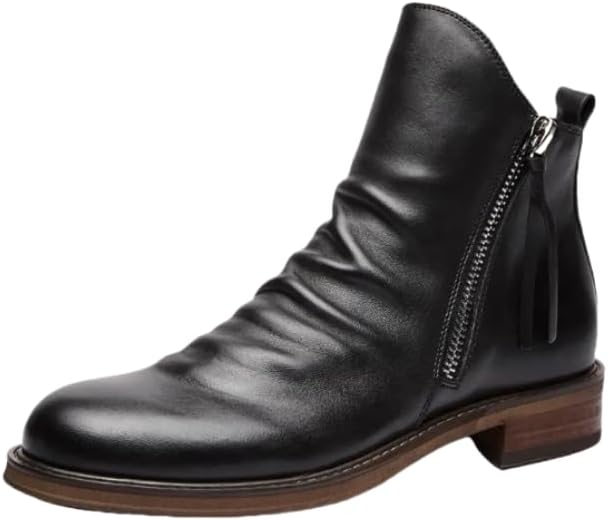 Мужские ковбойские сапоги Hhhchpm - мужские западные сапоги, с квадратным носком и низким голенищем, противоскользящие, прочные и стильные ретро-классические короткие сапоги, подходят для весны и осени, черный
Мужские ковбойские сапоги Hhhchpm - мужские западные сапоги, с квадратным носком и низким голенищем, противоскользящие, прочные и стильные ретро-классические короткие сапоги, подходят для весны и осени, черный