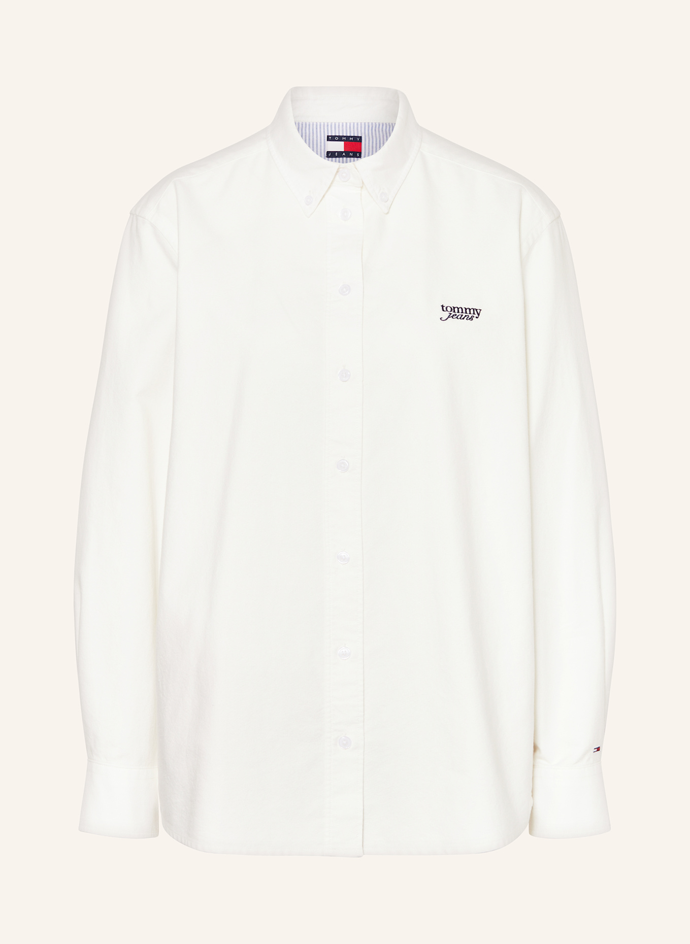 Рубашка блузка Tommy Jeans, экрю
Рубашка блузка Tommy Jeans, экрю