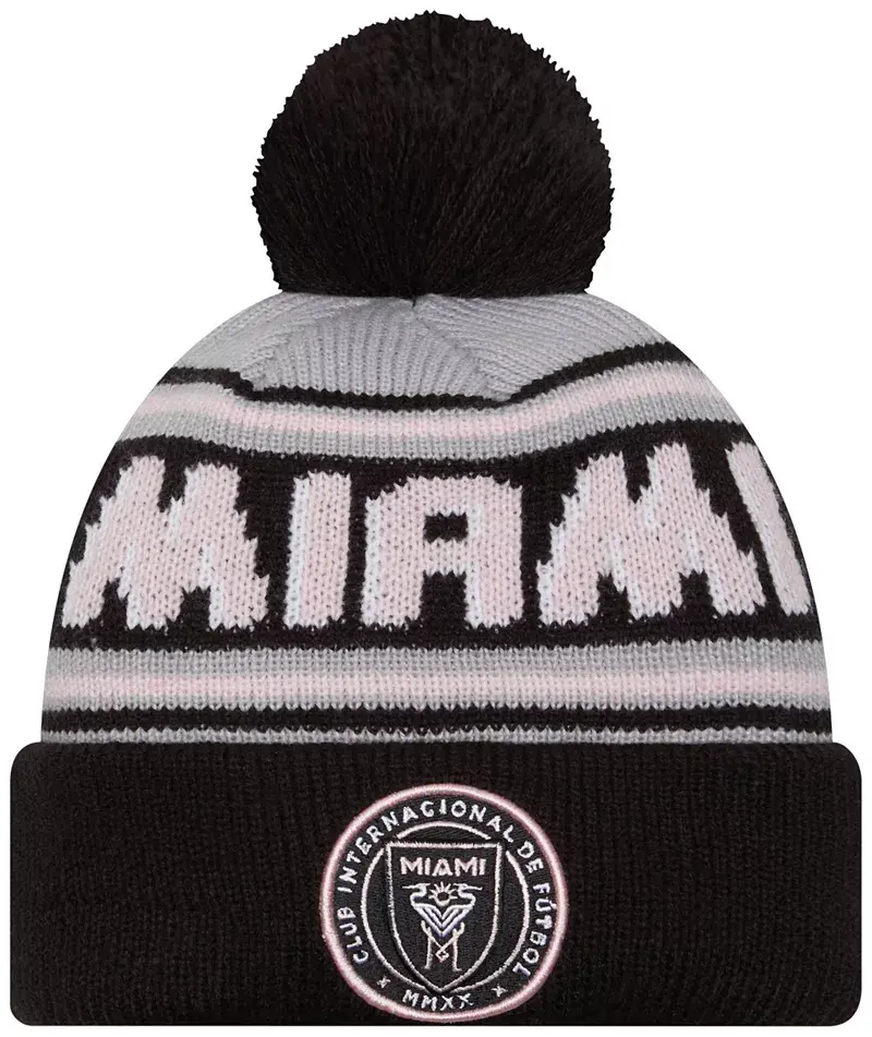 Черная вязаная шапка с помпоном New Era для взрослых Inter Miami CF Cheer
Черная вязаная шапка с помпоном New Era для взрослых Inter Miami CF Cheer