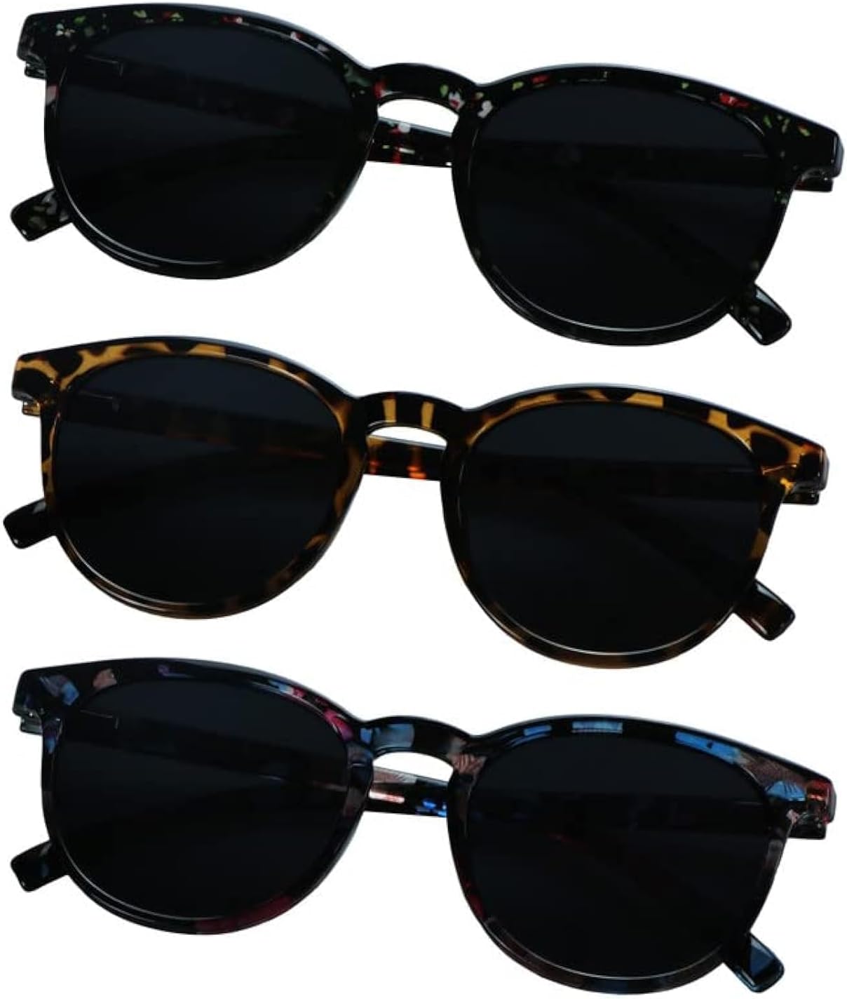 Солнцезащитные очки YEIN, комплект из 3 пар, для мужчин и женщин, с защитой от УФ-излучения, винтажная квадратная полноразмерная оправа, Chilling_floral+tortoise+pink Floral
Солнцезащитные очки YEIN, комплект из 3 пар, для мужчин и женщин, с защитой от УФ-излучения, винтажная квадратная полноразмерная оправа, Chilling_floral+tortoise+pink Floral