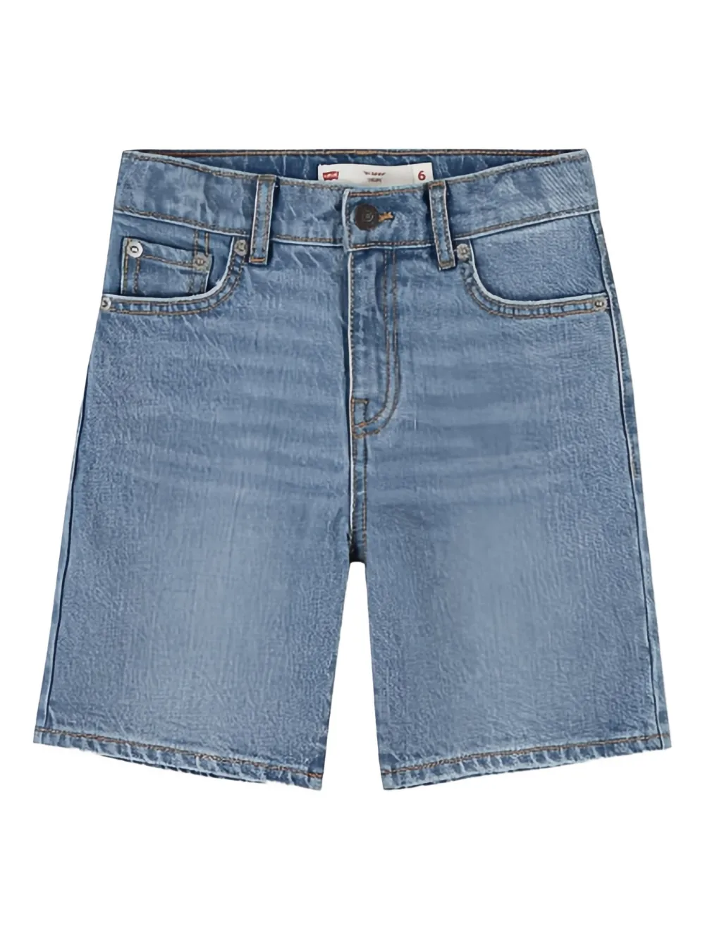 Джинсовые шорты с эффектом потертости Levi's Kids, синий
Джинсовые шорты с эффектом потертости Levi's Kids, синий