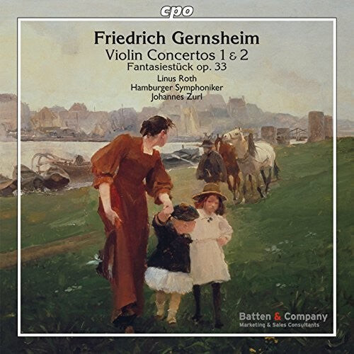 CD диск Gernsheim / Roth / Hamburger Symphoniker Orch: Gernsheim: Violin Concertos
CD диск Gernsheim / Roth / Hamburger Symphoniker Orch: Gernsheim: Violin Concertos