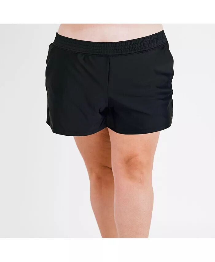 Классические шорты для плавания больших размеров с трусиками Calypsa, черный
Классические шорты для плавания больших размеров с трусиками Calypsa, черный