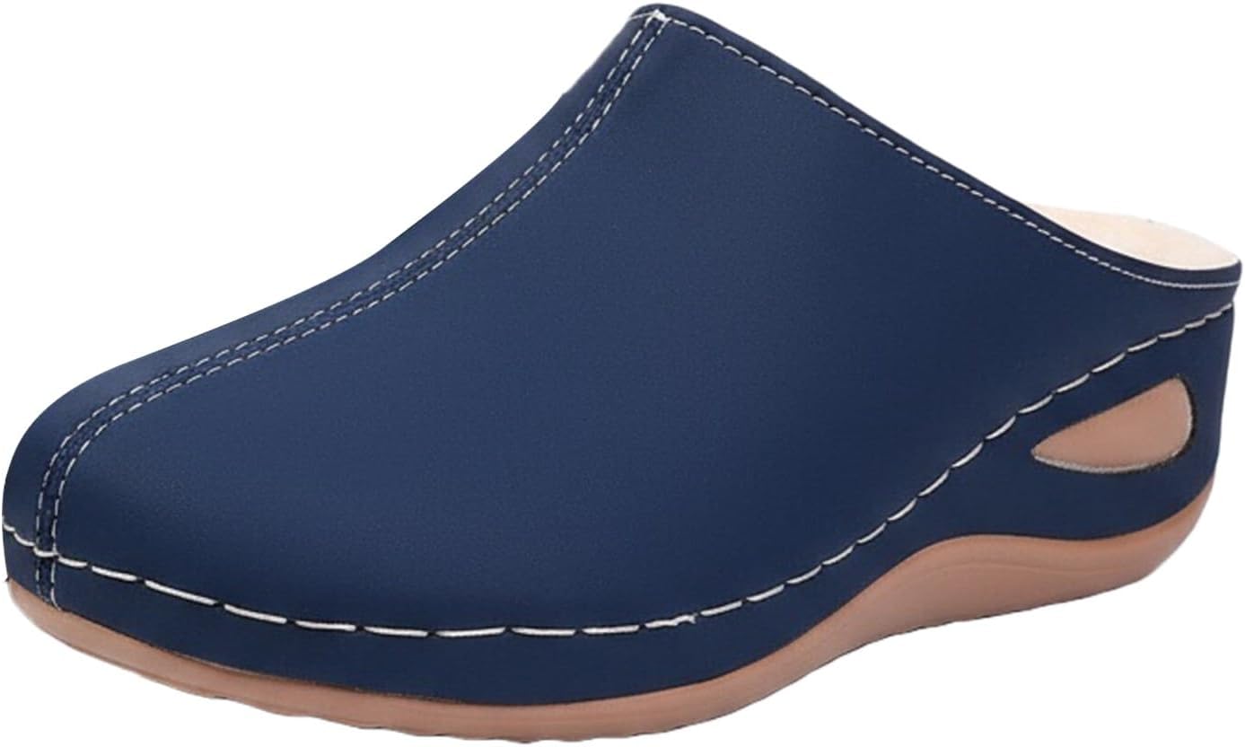 Женские сабо с меховой подкладкой, повседневные и простые, теплые, с толстой подошвой, для дома и улицы, с поддержкой свода стопы, из замши, с флисовой подкладкой, на платформе Canbebig, синий
Женские сабо с меховой подкладкой, повседневные и простые, теплые, с толстой подошвой, для дома и улицы, с поддержкой свода стопы, из замши, с флисовой подкладкой, на платформе Canbebig, синий