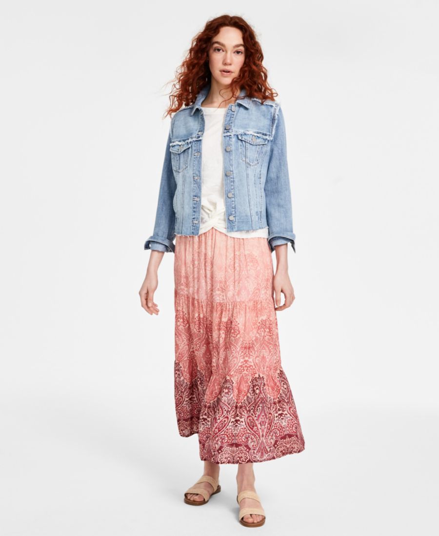 Женская куртка-тракер с рваными краями Liverpool Los Angeles, Newport Bay
Женская куртка-тракер с рваными краями Liverpool Los Angeles, Newport Bay