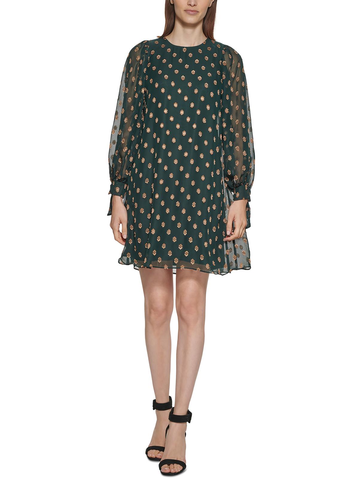 Мини-платье Petites Womens Metallic Polyester Calvin Klein, цвет malachite gold
Мини-платье Petites Womens Metallic Polyester Calvin Klein, цвет malachite gold