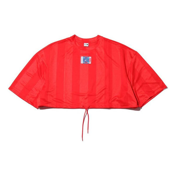 Футболка athleisure casual sports short sleeve high waist loose red Puma, красный
Футболка athleisure casual sports short sleeve high waist loose red Puma, красный