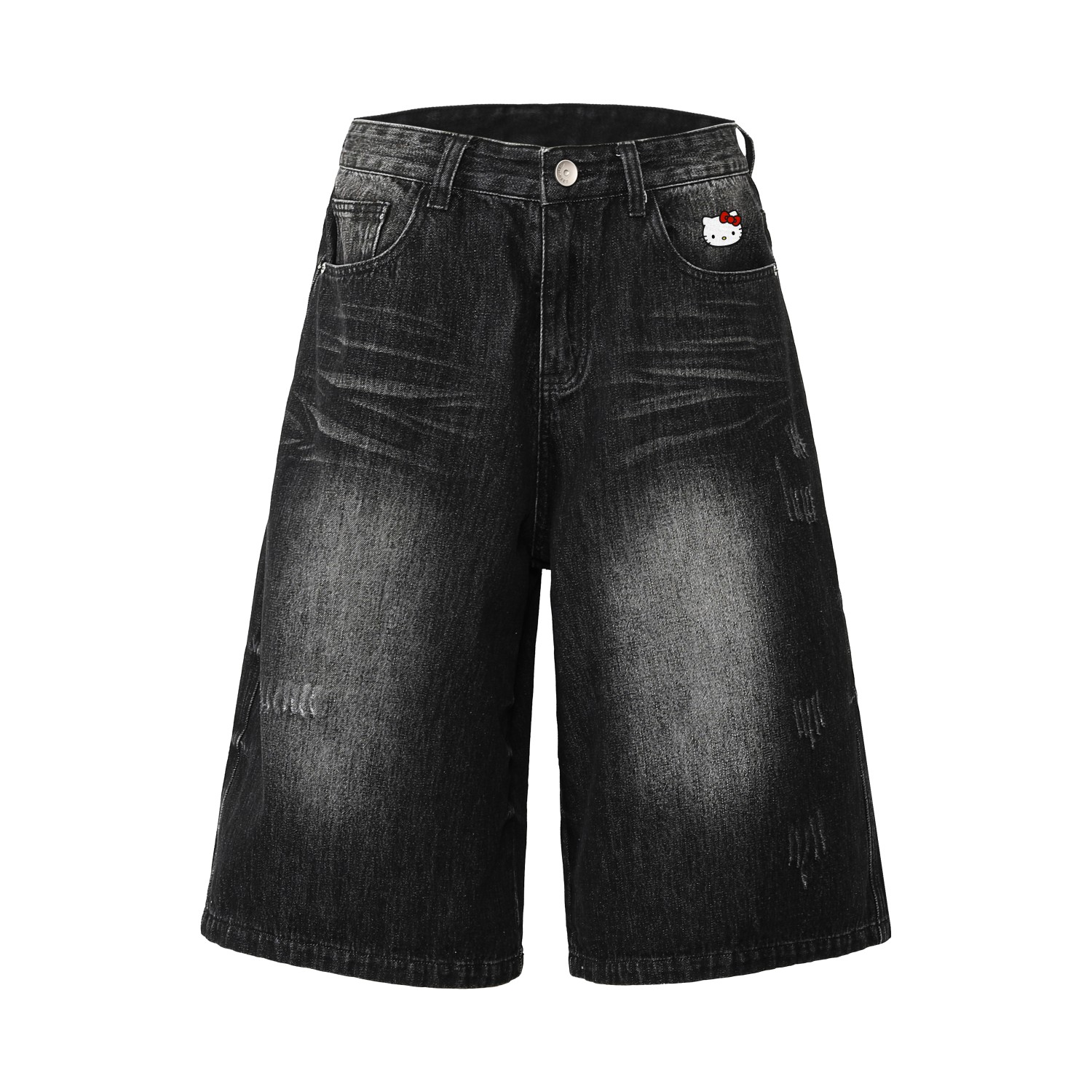 Хелло Китти джинсовые шорты унисекс Sanrio, черный
Хелло Китти джинсовые шорты унисекс Sanrio, черный