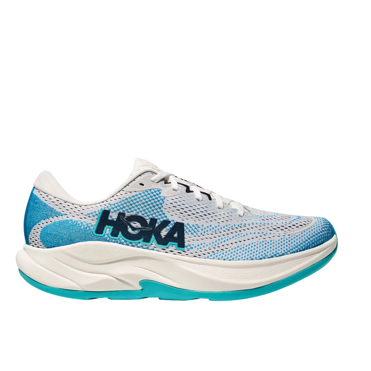 Мужские кроссовки Hoka Rincon 4, белый/бирюзовый
Мужские кроссовки Hoka Rincon 4, белый/бирюзовый