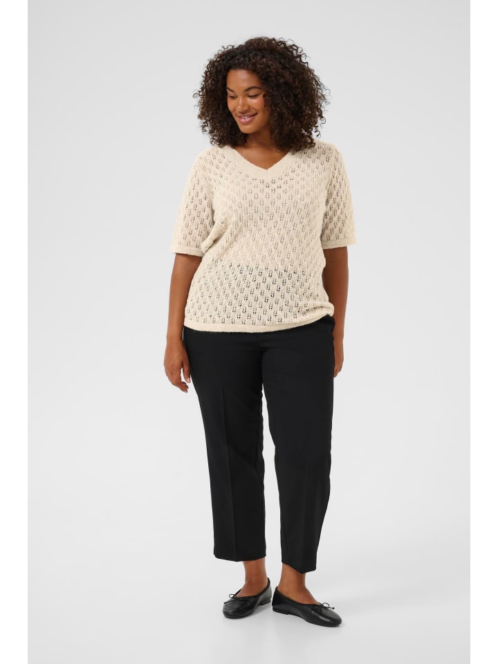 KAFFE curve Вязаный свитер KCloura свободного кроя, цвет «перьевой серый меланж»
KAFFE curve Вязаный свитер KCloura свободного кроя, цвет «перьевой серый меланж»