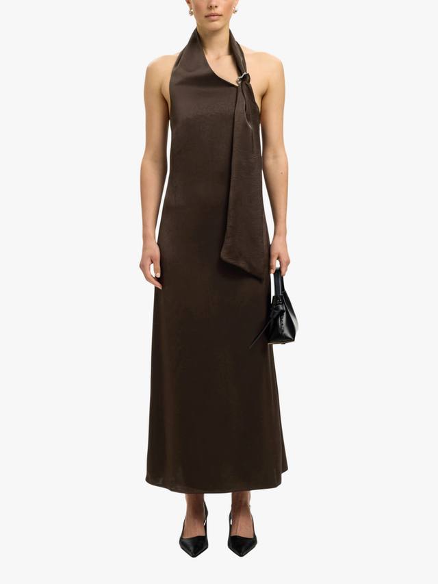 Платье-футляр макси Cecilia с открытой спиной и бретелями халтер Selected
Платье-футляр макси Cecilia с открытой спиной и бретелями халтер Selected