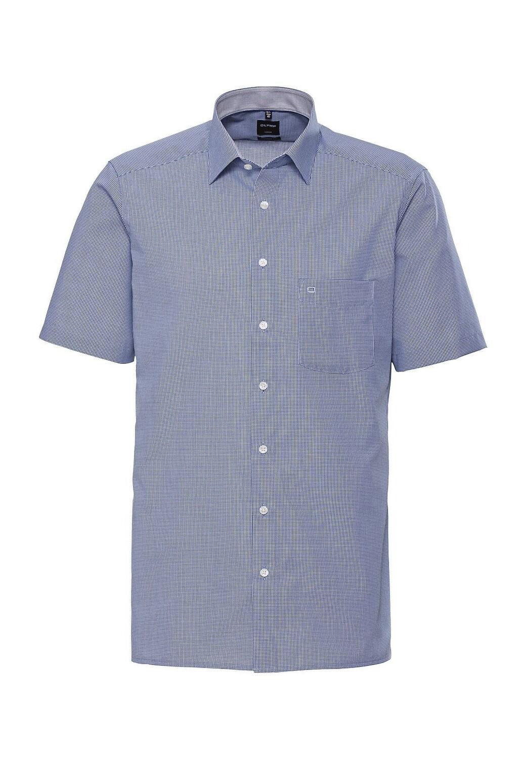 Деловая рубашка, короткие рукава, воротник Кент, мужская OLYMP, цвет Royal
Деловая рубашка, короткие рукава, воротник Кент, мужская OLYMP, цвет Royal