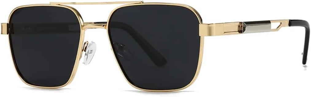 Модные солнцезащитные очки с двойной перемычкой для женщин, ретро-очки с заклепками для мужчин, панк-очки, солнцезащитные очки с защитой от УФ-излучения UV400 UUPTTPL, C1 Gold Black
Модные солнцезащитные очки с двойной перемычкой для женщин, ретро-очки с заклепками для мужчин, панк-очки, солнцезащитные очки с защитой от УФ-излучения UV400 UUPTTPL, C1 Gold Black