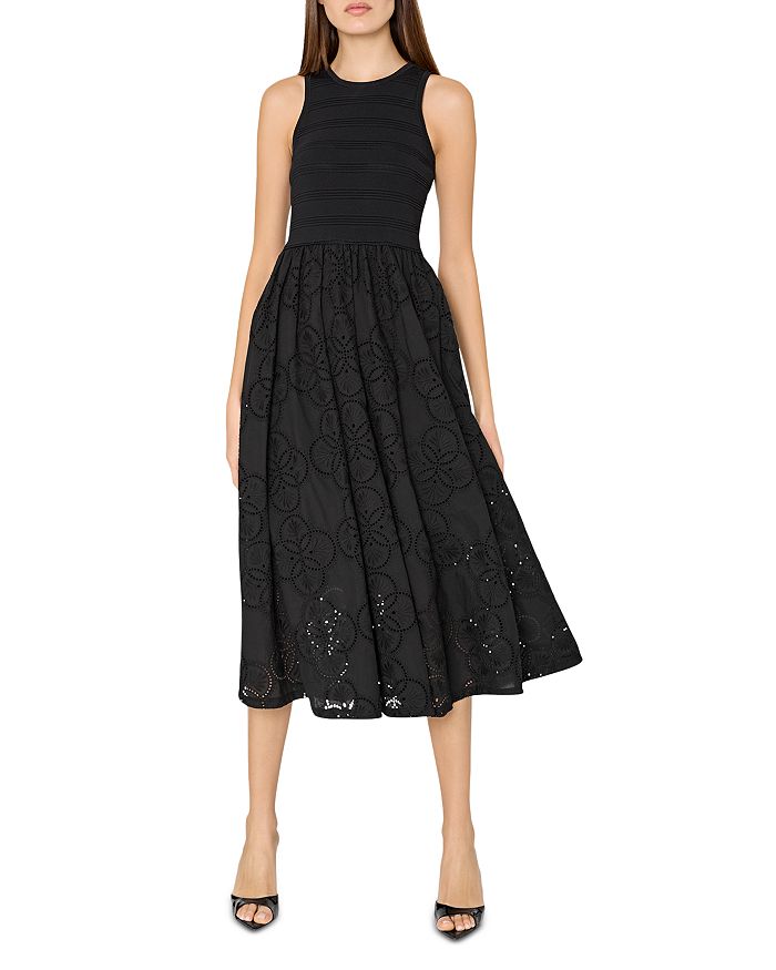 Вышитое платье с ажурными вставками MILLY, черный
Вышитое платье с ажурными вставками MILLY, черный