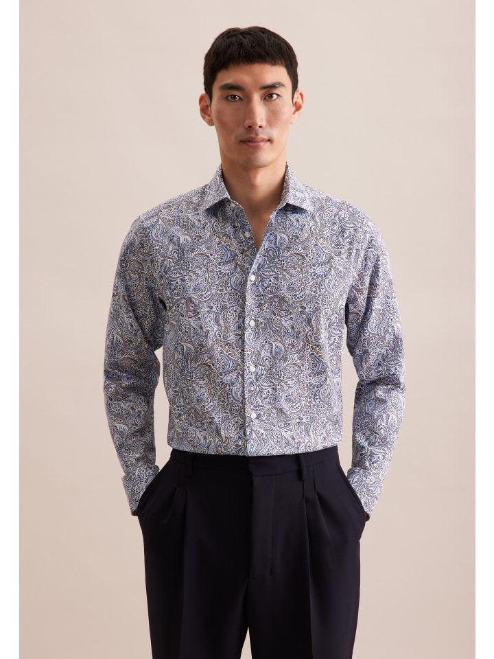 Рубашка Seidensticker, светло-синий
Рубашка Seidensticker, светло-синий