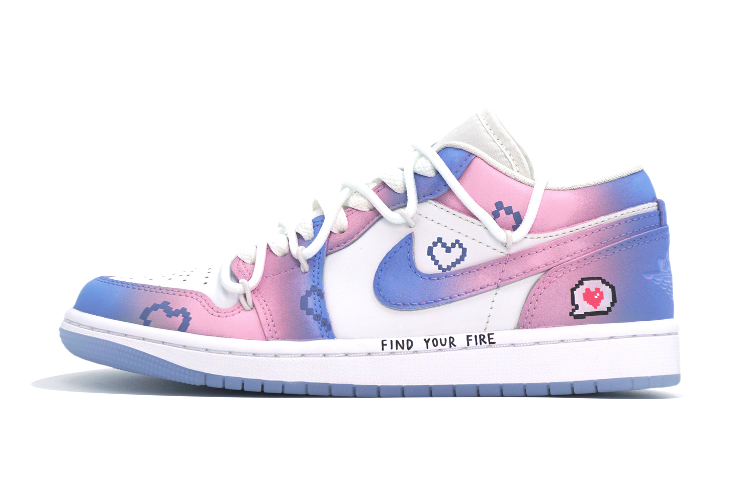 Jordan Эйр 1 нескользящие низкие кеды винтажные баскетбольные женские розово-голубые, цвет Pink Blue
Jordan Эйр 1 нескользящие низкие кеды винтажные баскетбольные женские розово-голубые, цвет Pink Blue