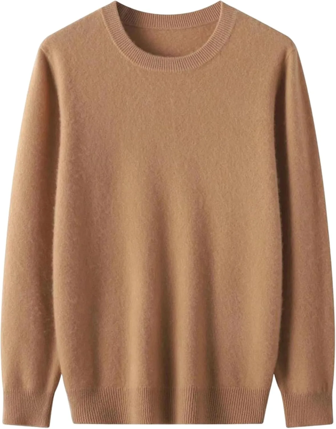 Мужской мягкий теплый свитер из шерсти с круглым вырезом
Мужской мягкий теплый свитер из шерсти с круглым вырезом