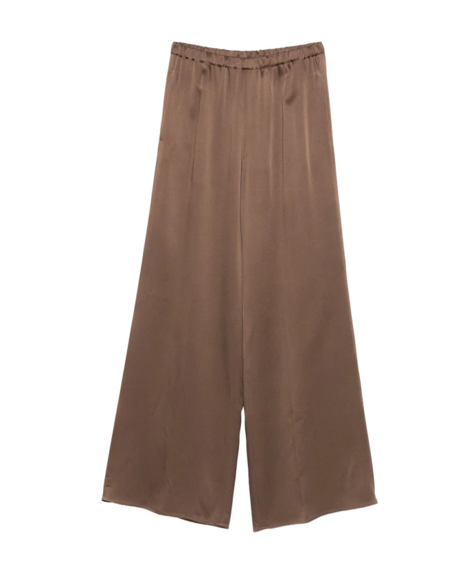 Коричневые атласные брюки с широкими штанинами Antonelli Firenze, коричневый
Коричневые атласные брюки с широкими штанинами Antonelli Firenze, коричневый