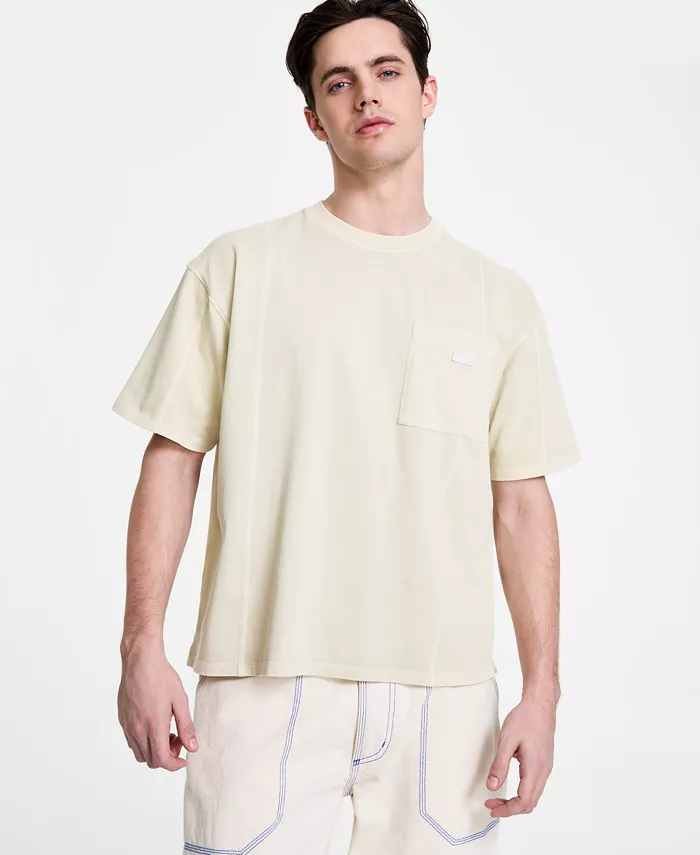 Мужская футболка Naimos Relaxed Fit с коротким рукавом и карманом Hugo Boss, коричневый/бежевый
Мужская футболка Naimos Relaxed Fit с коротким рукавом и карманом Hugo Boss, коричневый/бежевый